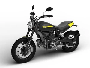 ducati scrambler full throttle 2016 3D Model