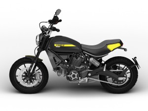 ducati scrambler full throttle 2016 3Dモデル