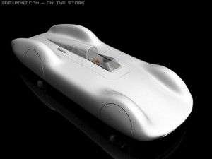 auto union type c streamline 3D Model
