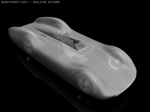 auto union type c streamline 3D Model