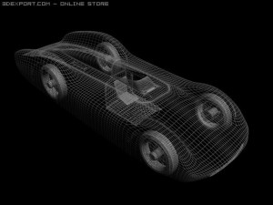 auto union type c streamline 3D Model