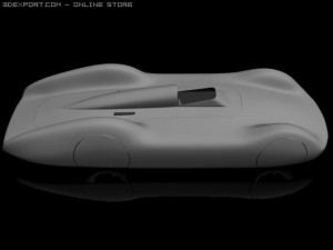 auto union type c streamline 3D Model
