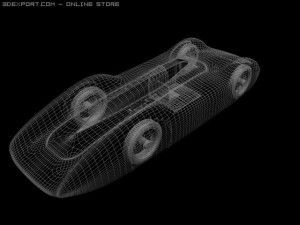 auto union type c streamline 3D Model