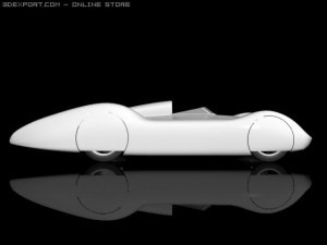 auto union type c streamline 3D Model