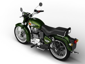 royal enfield bullet 500 2016 Model 3D