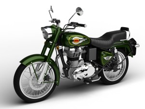 royal enfield bullet 500 2016 Model 3D