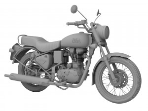 royal enfield bullet electra 2016 Model 3D