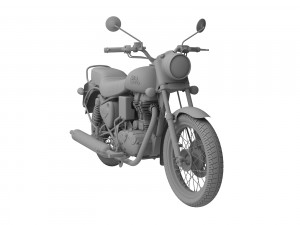royal enfield bullet electra 2016 Model 3D