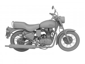 royal enfield bullet electra 2016 Model 3D