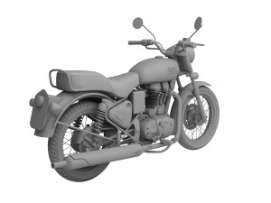 royal enfield bullet electra 2016 Model 3D