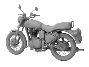 royal enfield bullet electra 2016 Model 3D