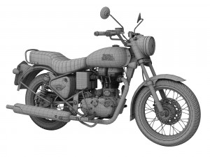 royal enfield bullet electra 2016 Model 3D