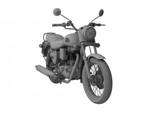 royal enfield bullet electra 2016 Model 3D