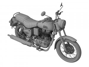 royal enfield bullet electra 2016 Model 3D