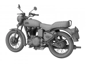 royal enfield bullet electra 2016 3D Model