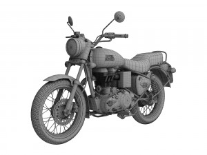 royal enfield bullet electra 2016 Model 3D