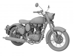 royal enfield classic 500 2016 Model 3D