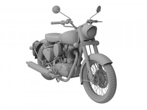 royal enfield classic 500 2016 Model 3D