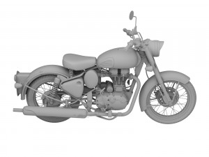 royal enfield classic 500 2016 Model 3D