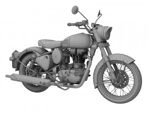 royal enfield classic 500 2016 Model 3D