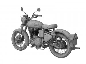 royal enfield classic 500 2016 Model 3D
