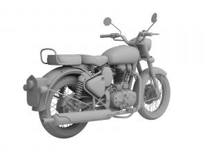 royal enfield classic chrome 2016 3D Модель