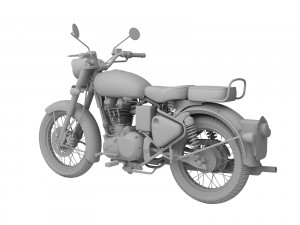 royal enfield classic chrome 2016 3D Модель