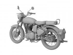 royal enfield classic chrome 2016 3D Model