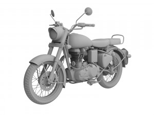 royal enfield classic chrome 2016 3D Модель