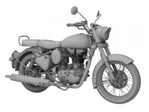 royal enfield classic chrome 2016 3D Модель