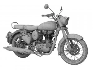 royal enfield classic chrome 2016 3D Model