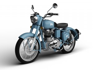 royal enfield classic squadron blue 2016 3Dモデル