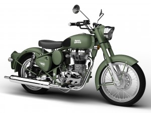 royal enfield classic battle green 2016 3D Model