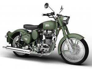 royal enfield clássico batalha verde 2016 Modelo 3D
