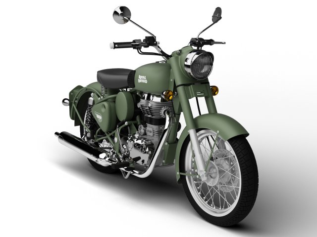 Classic 350 battle store green