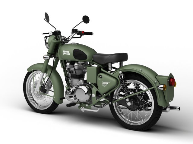 Bullet bike outlet green colour