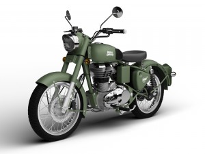 royal enfield classic battle green 2016 Modelo 3D
