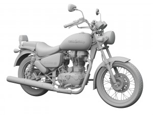 royal enfield thunderbird 500 2016 3D Модель