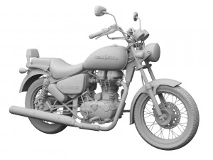 royal enfield thunderbird 500 2016 3D Model
