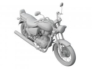 royal enfield thunderbird 500 2016 3D Модель