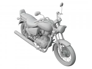 royal enfield thunderbird 500 2016 3D Model
