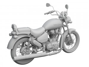 royal enfield thunderbird 500 2016 3D Модель