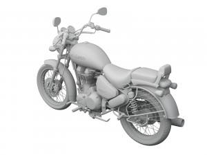 royal enfield thunderbird 500 2016 3D Модель