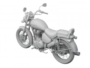 royal enfield thunderbird 500 2016 3D Model