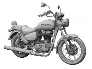 royal enfield thunderbird 500 2016 3D Модель
