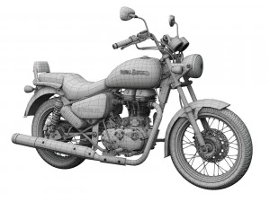 royal enfield thunderbird 500 2016 3D Model