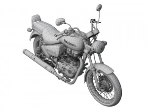 royal enfield thunderbird 500 2016 3D Модель