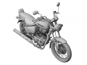 royal enfield thunderbird 500 2016 3D Model