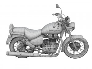 royal enfield thunderbird 500 2016 3D Модель