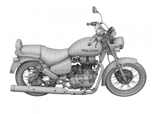 royal enfield thunderbird 500 2016 3D Model